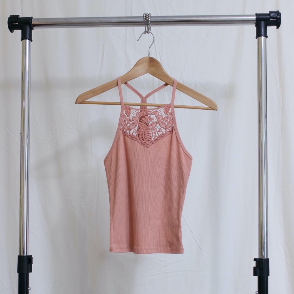 detailed pink camisole